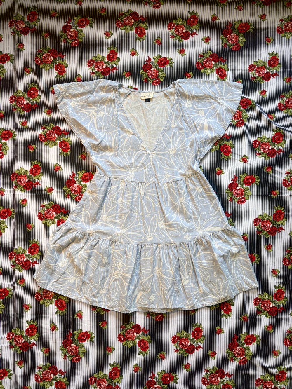 Universal Thread Women's Flutter Short Sleeve Mini Skater Dress